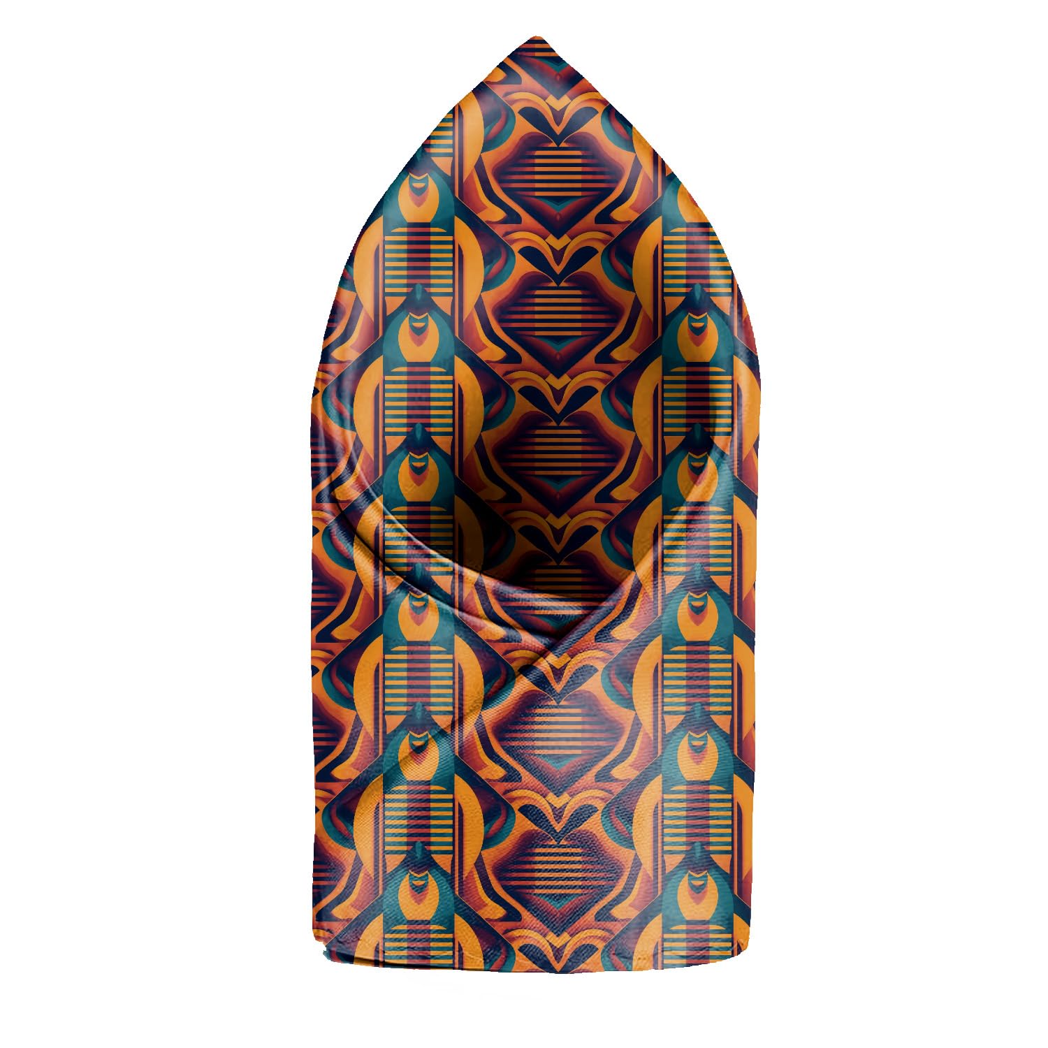 blacksmith Geometric Grooves Printed Pocket Square for Men-picture-21
