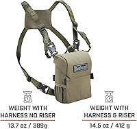 Vista 7 de Bushnell Prime - Paquete combinado de binoculares y bóveda de 10 x 42 pulgadas, binocular de caza impermeable con bolsa resistente para caza