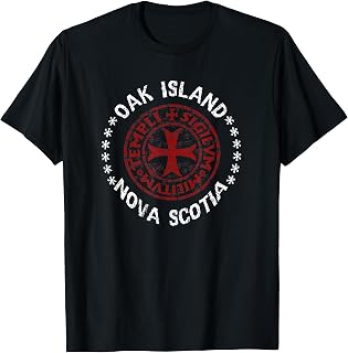 Oak Island Treasure Hunters Mystery Templar Knights Gifts T-Shirt