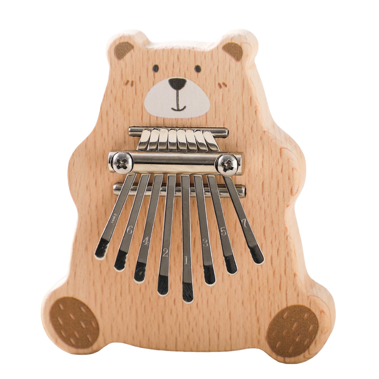 7 Keys Wood Marimba Thumb Piano 7 Keys Finger Piano Thumb Instrument For Kids Adults Beginners Birthday Musical