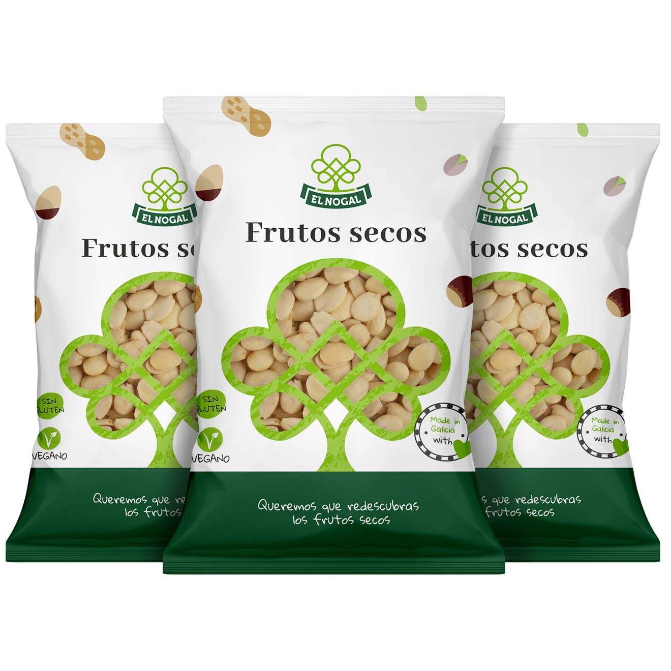 El Nogal Almendra Repelada Cruda 1000 g