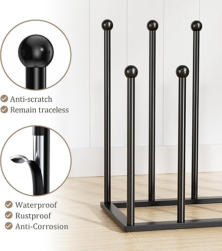 Miniatura 2 de pickpiff Zapateros independientes, estante de metal blanco, organizador de zapatos para dormitorio, armario, entrada, dormitorio, patio al aire