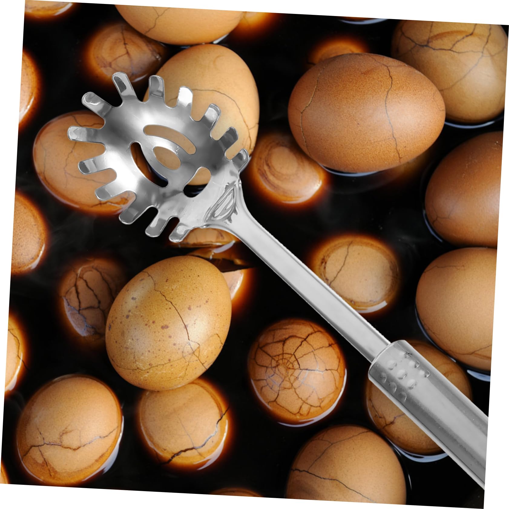 Juego de 6 Utensilios de Cocina de Acero Inoxidable Plata