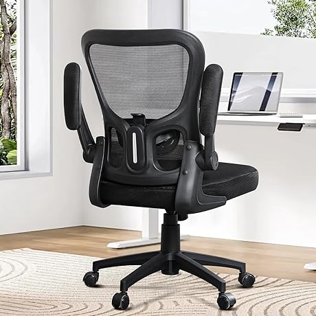 FURNILIVING Home Office Desk Chair - Ergonomic Computer Mesh Task Chair with...