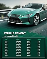 Vista 7 de SCITOO Aire acondicionado de condensador compatible con Toyota Camry 2018-2024, RAV4 2019-2023, Avalon 2019-2022 y para LX ES350 2019-2022