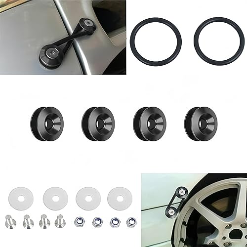 Miniatura 8 de Clips de parachoques de color rosa, 12 piezas, liberación rápida, soportes universales para parachoques para automóviles, se pueden aplicar a