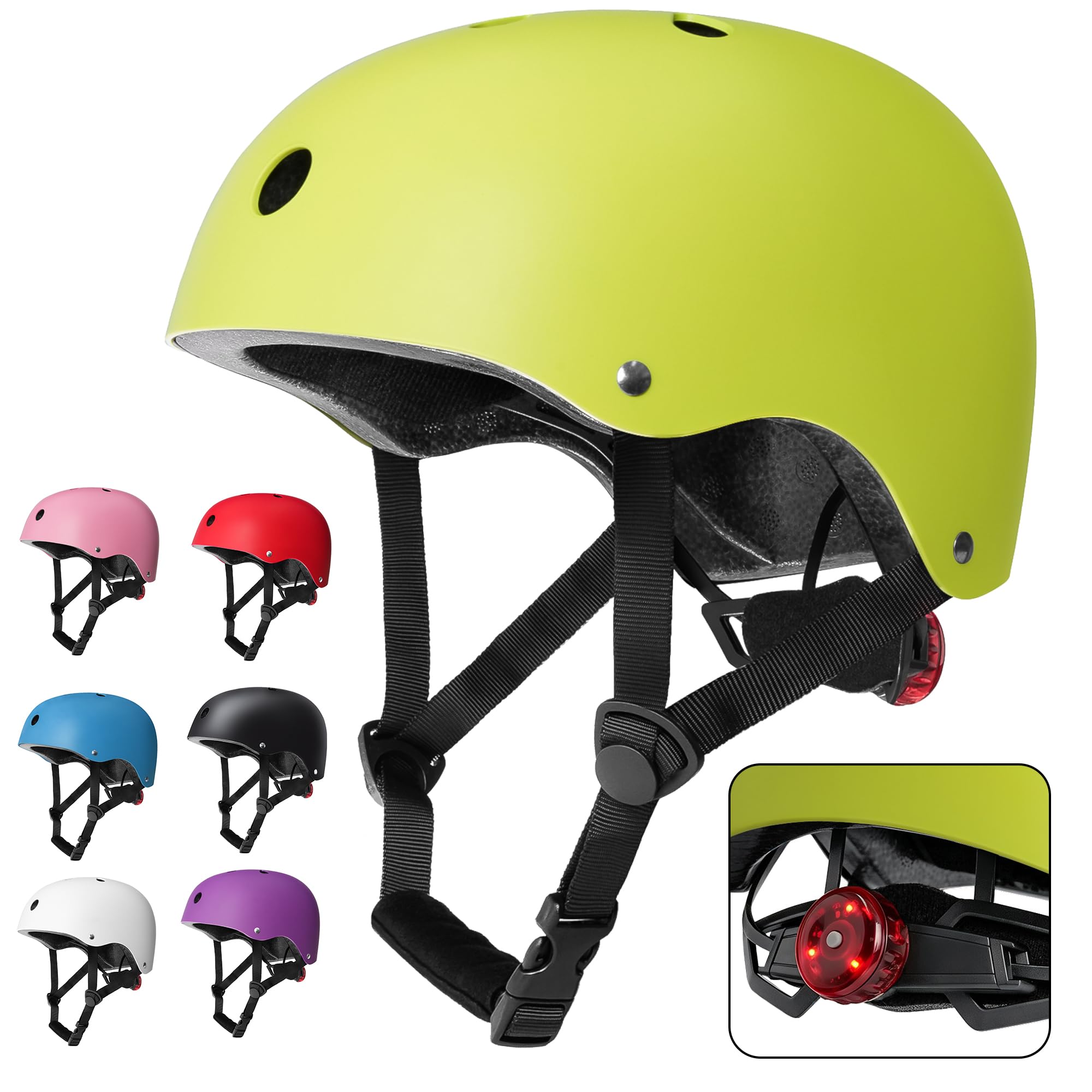 Casque de vélo pour enfant - Sécurité et confort pour 5-8-10-14 ans
