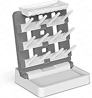 Vista 9 de Baby Bottle Drying Rack, Vertical Standing Bottle Drying Rack Holder-Space Saving Baby Bottle Organizer for Countertop-Holds Up to 12 Baby Bottles &
