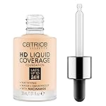 Catrice | HD Liquid Coverage Foundation | Flawless, High Coverage | Vegan & Cruelty Free (002 | Porcelain Beige)