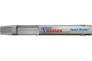 C.H. Hanson 6.8 in. L x 4.8 in. W Pencil Armor (Silver Metal)