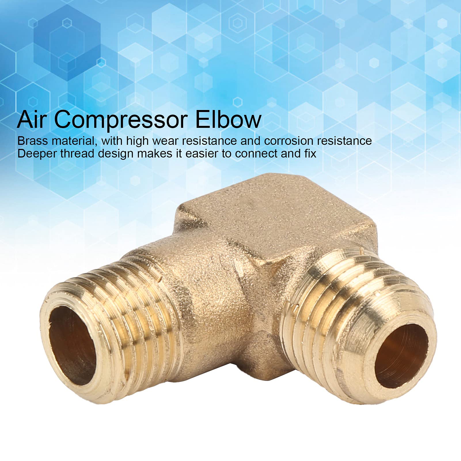 Raccord Coudé 90° Filetage Extérieur – Pour Compresseur D'air – Forgé