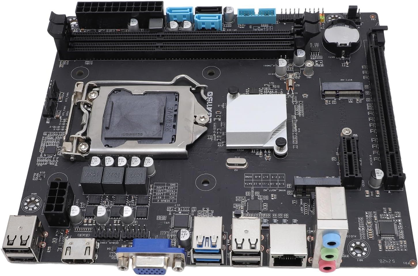 B85M - A Motherboard, 2xDDR3 Memory Max 32GB, LGA1150 CPU, PCI E2.0X16, Serial ATA 3.0x2, VGA, HDMI, M.2 ATX Mainboard for Core i3, i5, i7 4th Gen