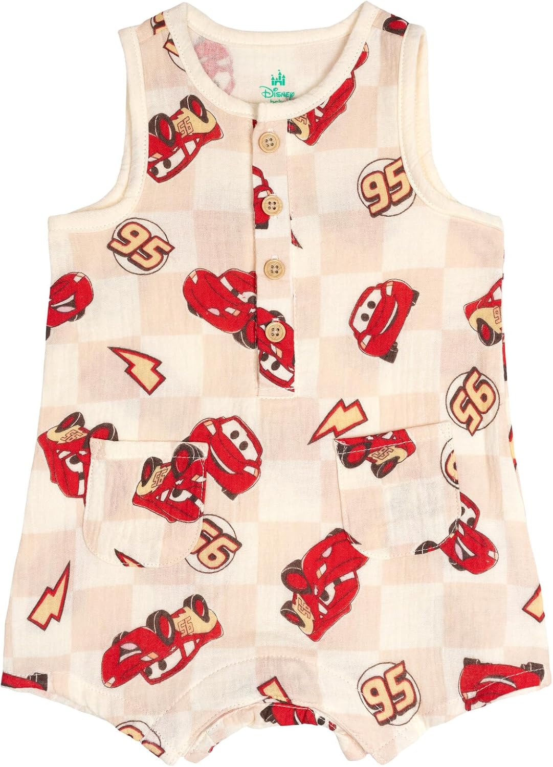 Disney Sleeveless Romper Newborn to Toddler Sizes (0-3 Months - 5T)