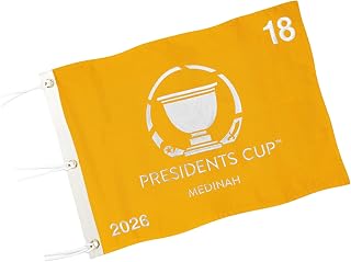 2026 Tournament Golf Flag 14 x 20 Inch – Single-Sided Embroidered Championship Flag with Grommet, 420D Nylon, Backyard Putting Green & Golf Club Decor