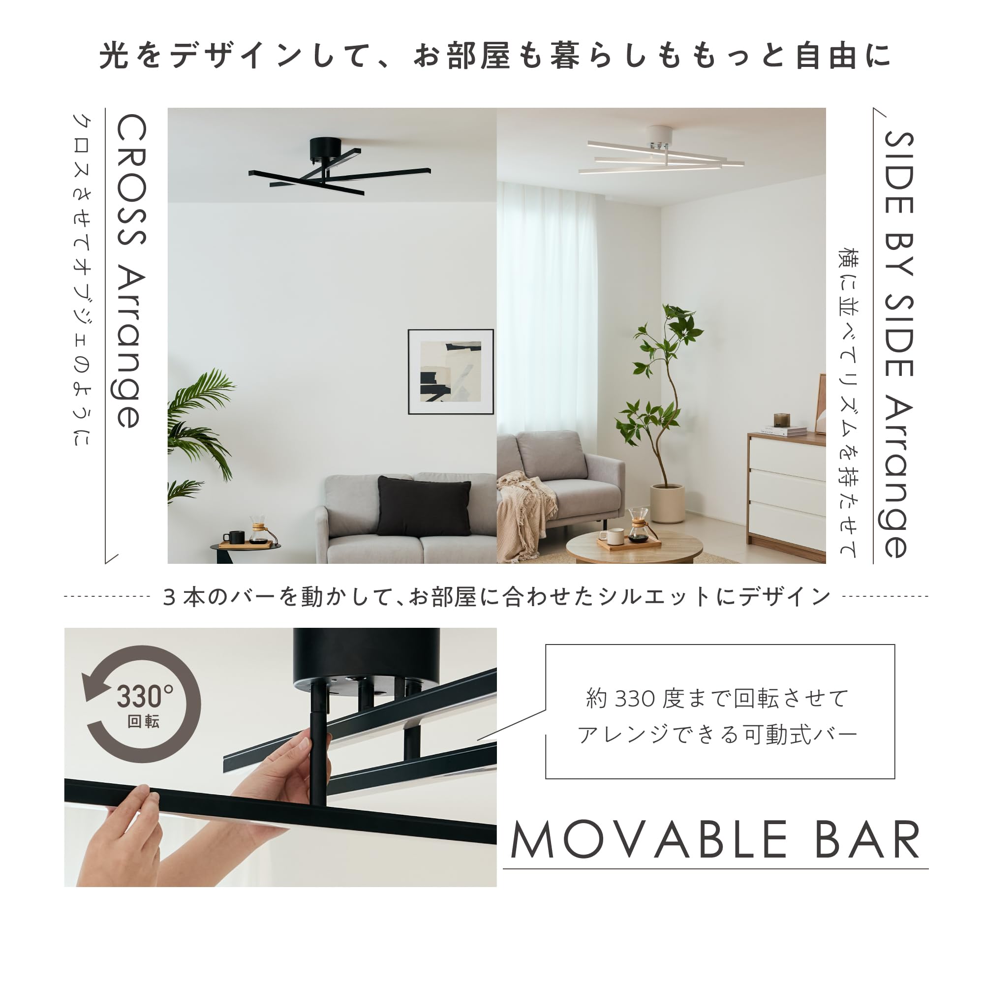 Amazon.co.jp : VENTOTA LEDシーリングライト 3灯 調光調色 リモコン