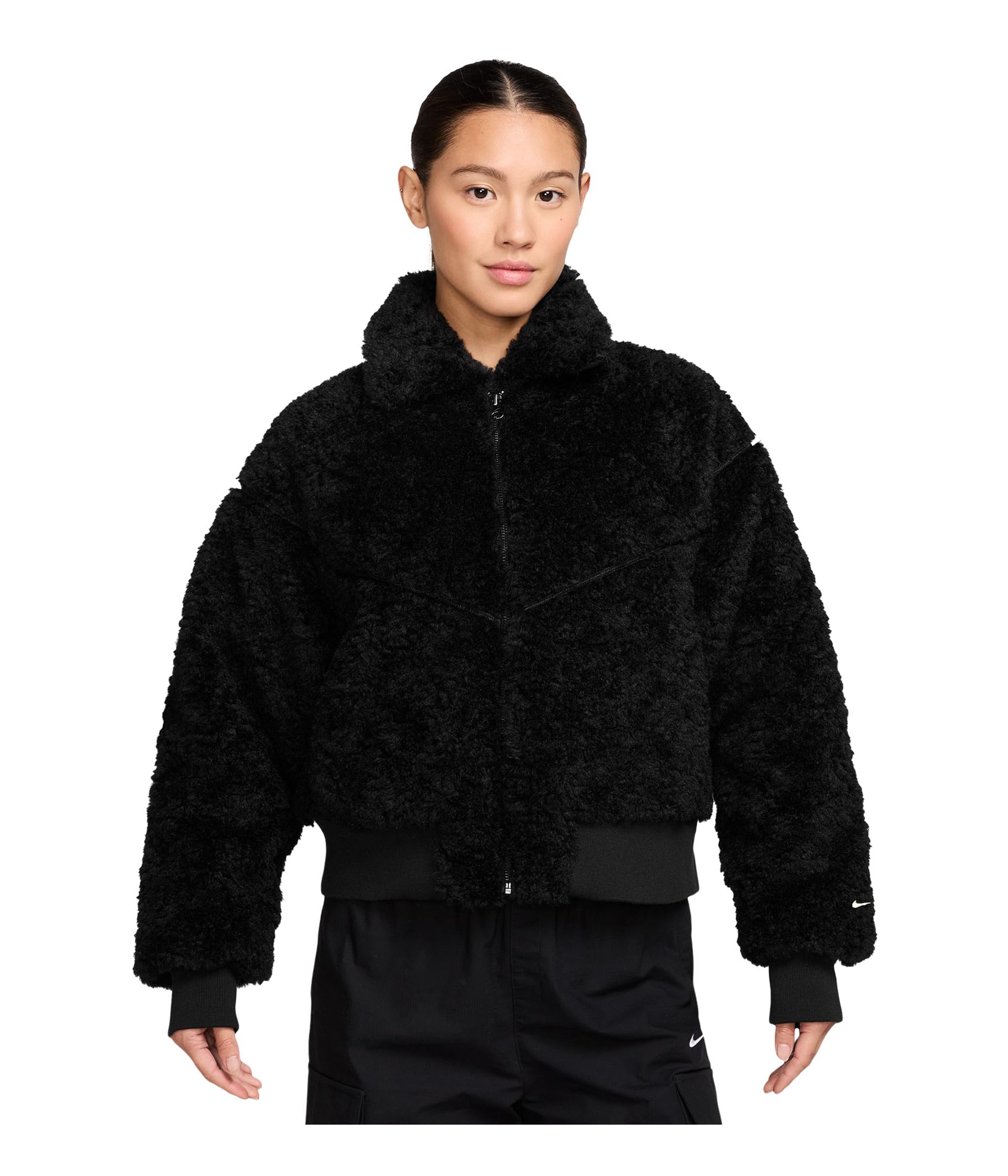 Women's Sportswear Essential Fur Bomber Jacket