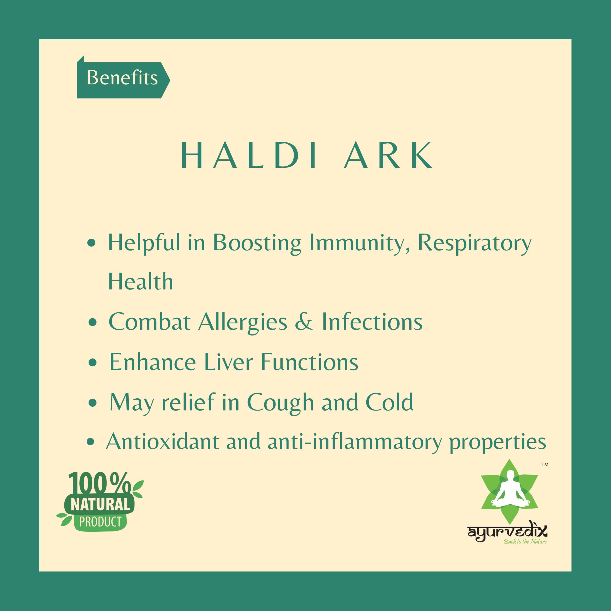 Ayurvedix Haldi Ark 200 ml | Turmeric (Curcuma Longa) Hydrosol | Natural Antioxidant Support for Skin & Joint Wellness | Ayurvedic Herbal Liquid | FSSAI Certified 4