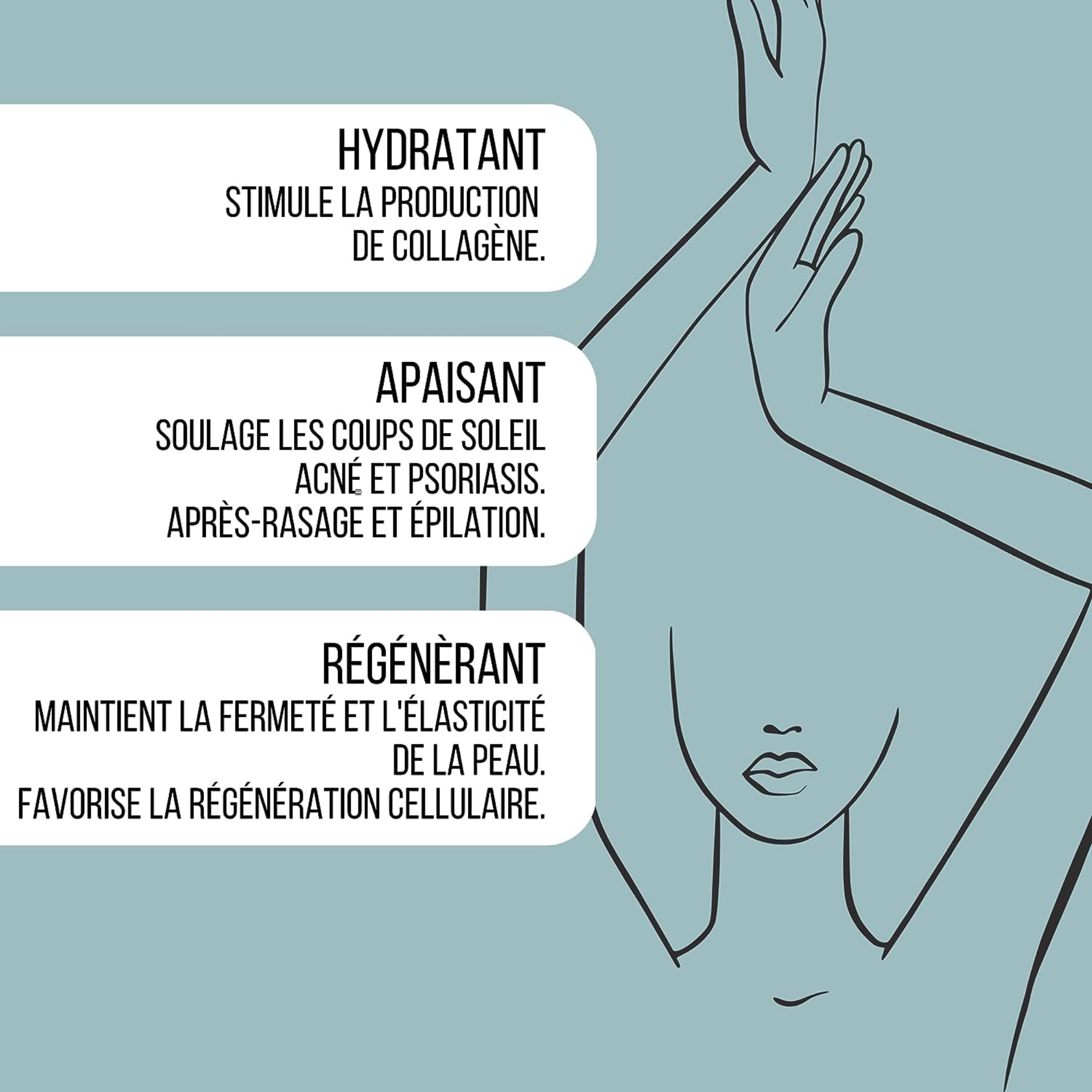 Gel Aloe Vera Natif 99% Veyra 200 ml Sans Parfum Visage, Cheveux et Corps : Hydrate, Apaise, Régénère, Anti Acné, Après Soleil. Soin Pur 100% Naturel des îles Canaries