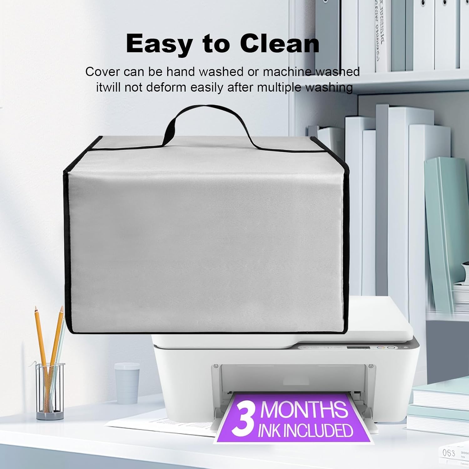 Waterproof Dust Cover Printer Cover Heavy Duty Nylon Case for HP DeskJet 4227e/4255e/4155e DeskJet Wireless All-in-One Color Inkjet Printer, Scanner, Copier