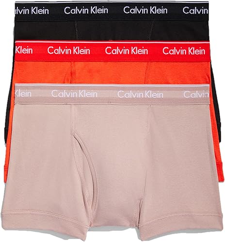 Calvin Klein - Maletero de algodón clásico para hombre, paquete de 3