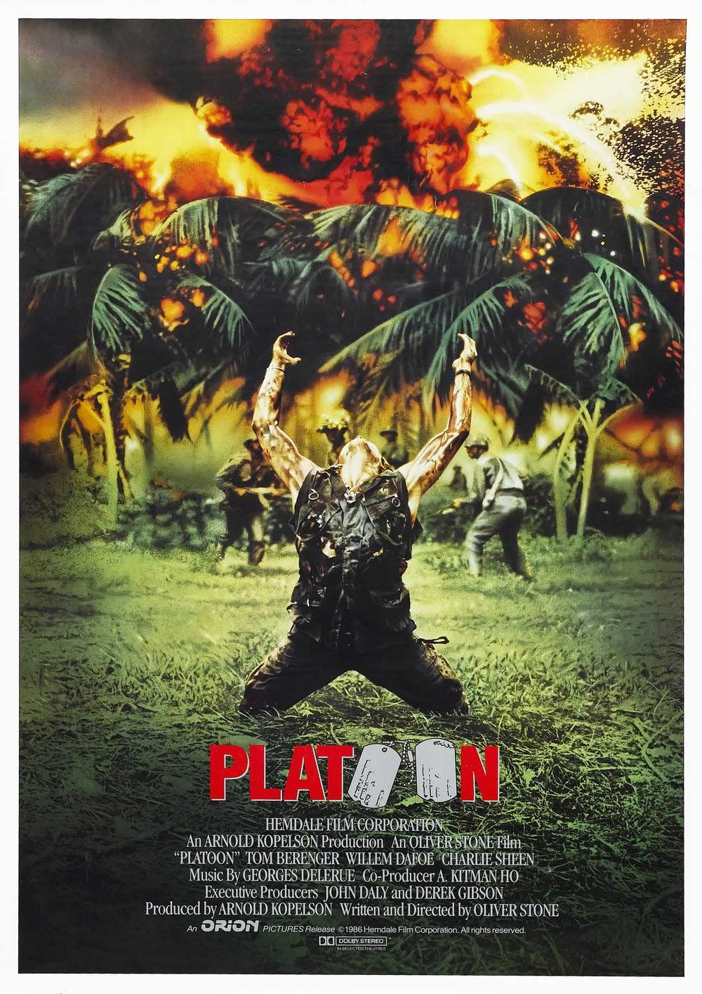 Platoon Vietnam War Soldier Poster/Print/Picture Satin Photo Paper - A4-210mm x 297mm