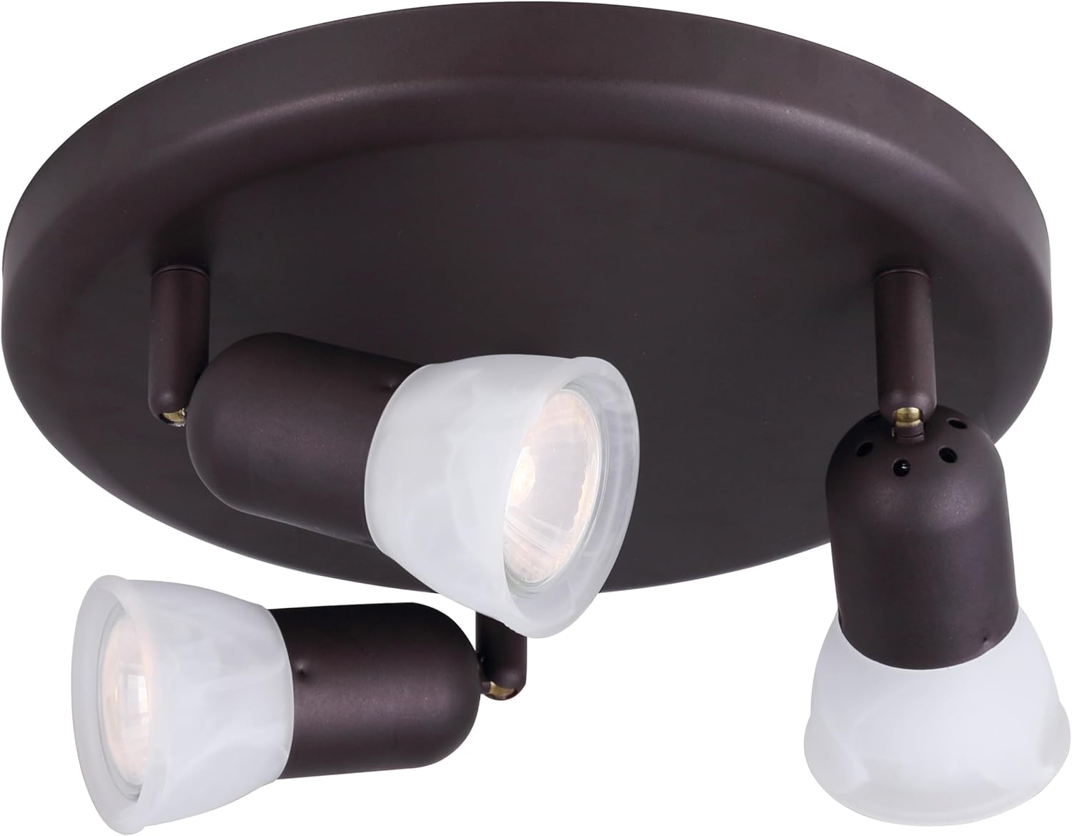 CANARM LTD. ICW356A03ORB10 James 3 Bulb Ceiling/Wall Light, Oil Rubbed Bronze