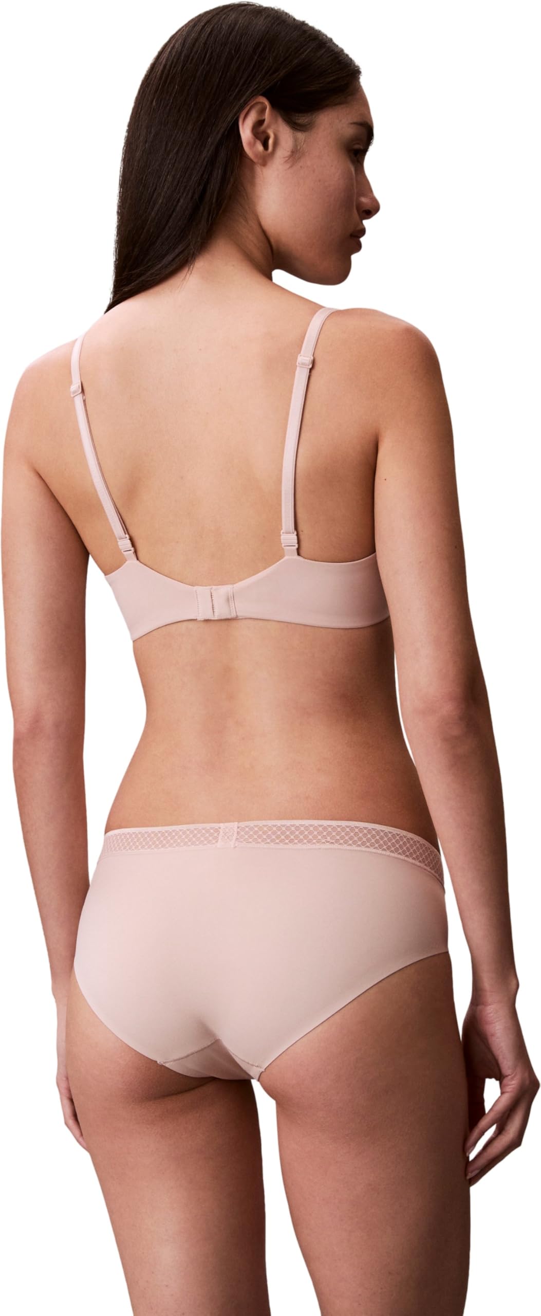 Calvin Klein Damen Push-Up BH Lift Demi mit Bügel, Beige (Beechwood), 85D – Ansicht 2
