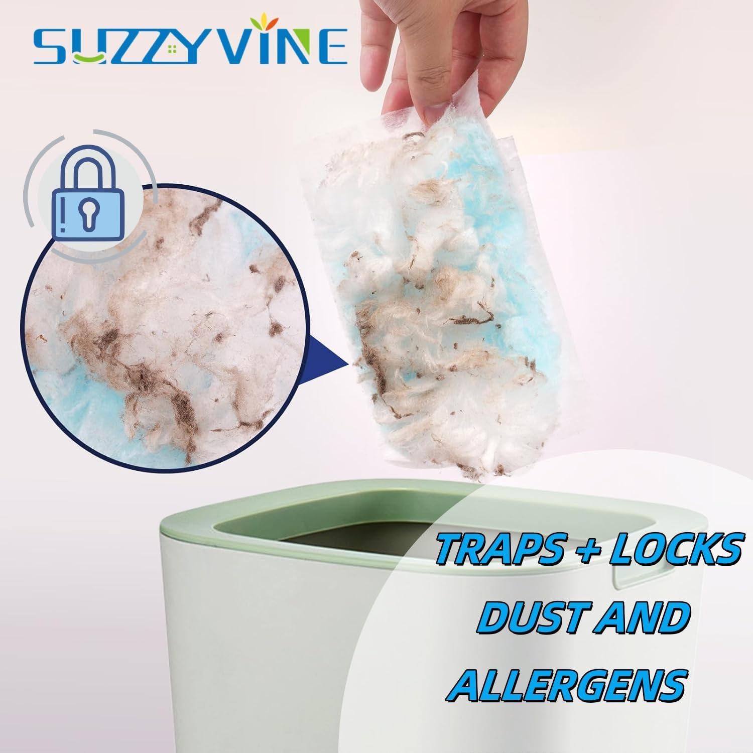 ZYVINE Disposable Duster Wish a Long Handle Plus a Short Handle, Duster