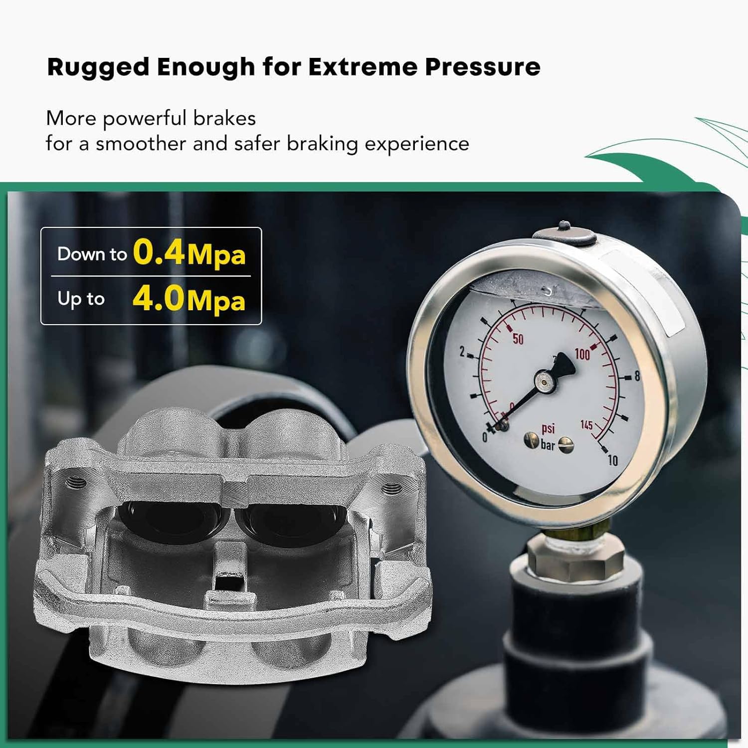 Front Passenger Side Disc Brake Caliper Assembly Replacement for Ford F-150 2009 Lobo 2009-2014