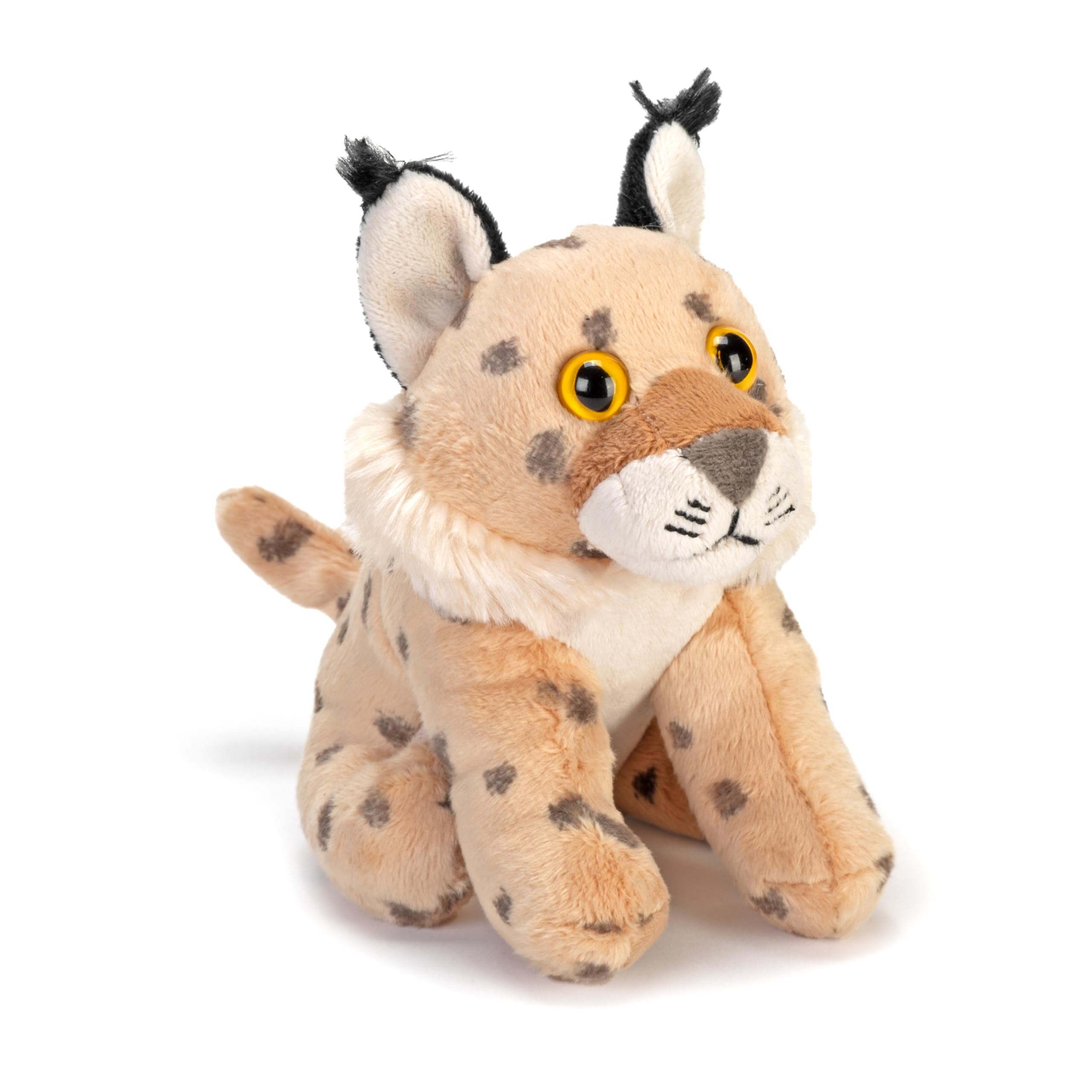 Wild Republic Pocketkins Lynx, Stuffed Animal, 5 Inches, Plush Toy, Fill is Spun Recycled Water Bottles
