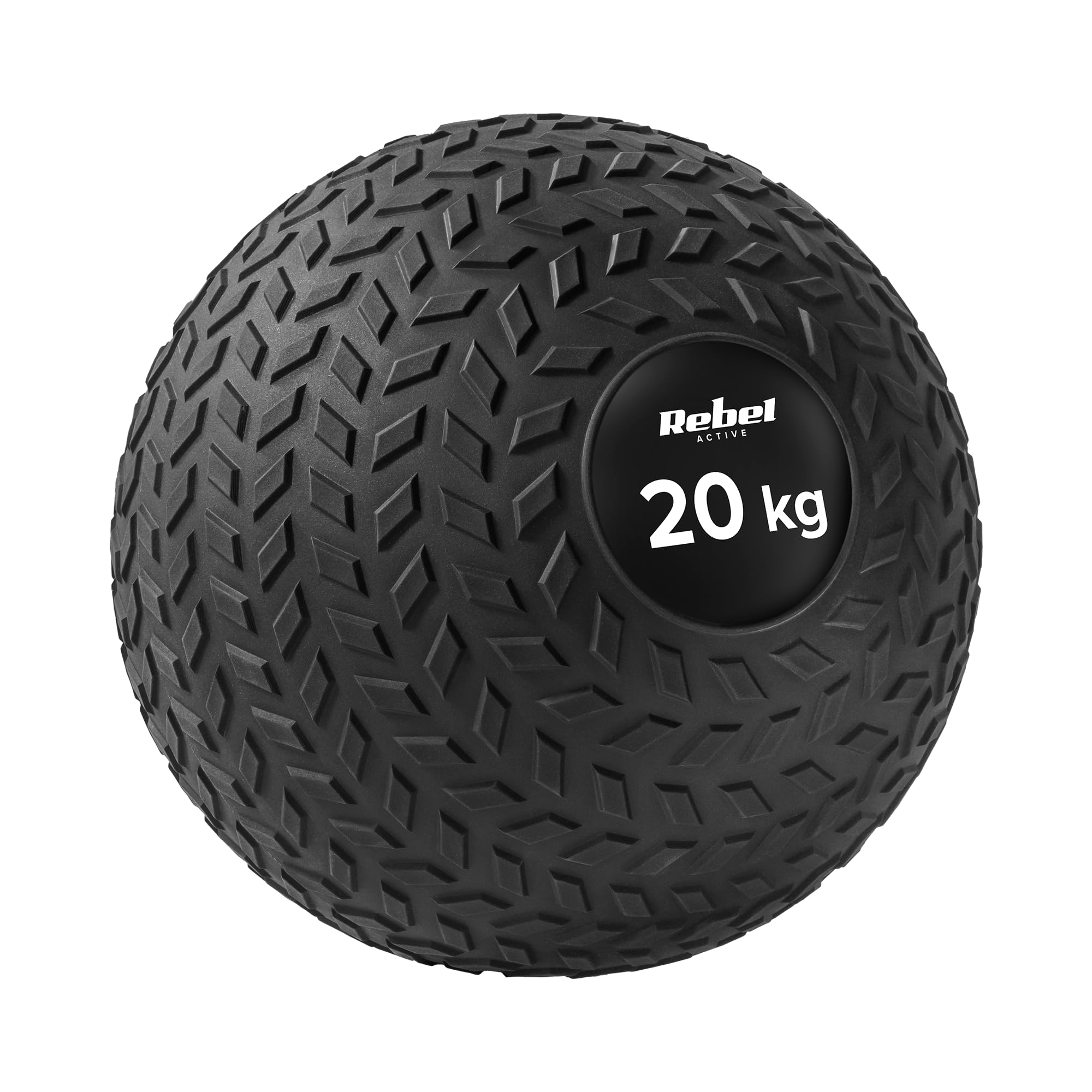 Rebel Mała Piłka Lekarska do Ćwiczeń Rehabilitacyjna Slam Ball 23cm 20kg RBA-3108-20