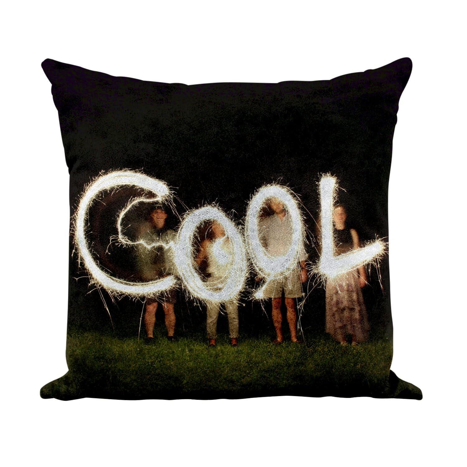 Coussin similicuir blanc idéal pour illuminer votre salon