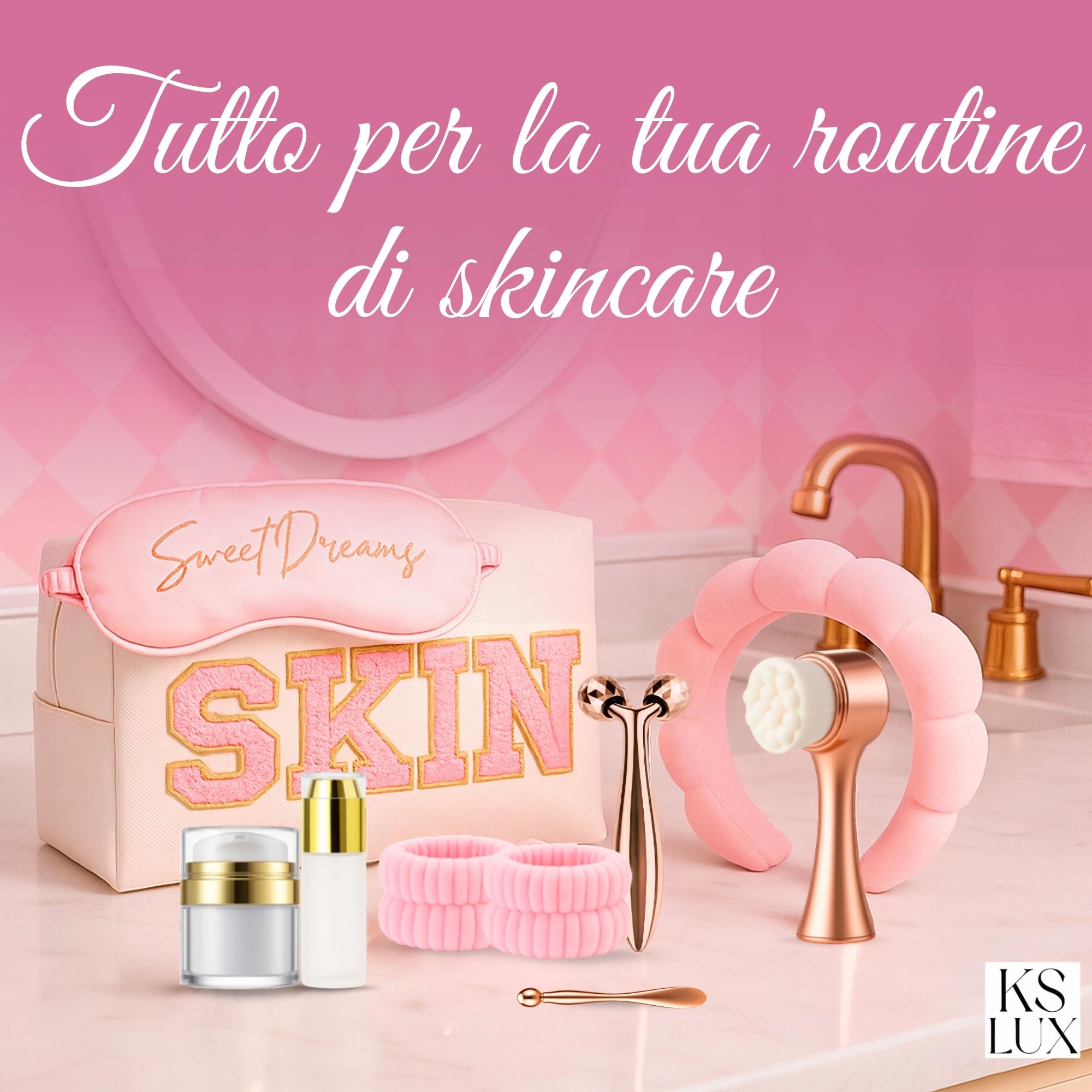Skincare Set viso completo, kit Korean skincare regalo 18 anni ragazza, regalo beauty