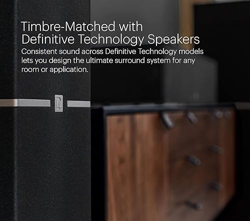 Miniatura 5 de Definitive Technology Dymension DM60 - Altavoz de torre de tamaño mediano, matrices bipolares ajustables, 4 altavoces BDSS mediosgraves y tweeter,