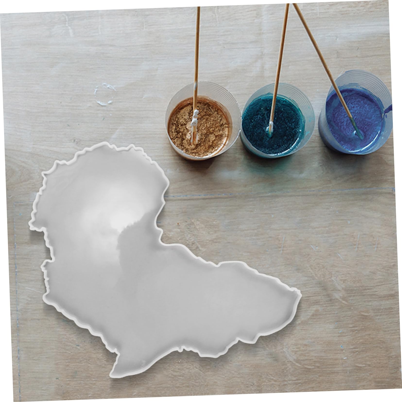 STOBOK 2stücke Silicone Mold Für Schmuckherstellung Karte Tray Form Für Epoxidharz Kreative Bastelideen Für Familienprojekte Wiederverwendbar Und Langlebig