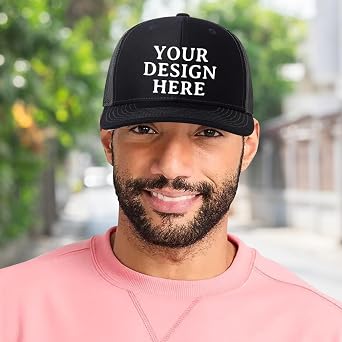 Custom Hats Bulk - Design Add Your Own Logo/Text/Photo Personalized Customized Trucker Caps Funny Gifts for Men Women