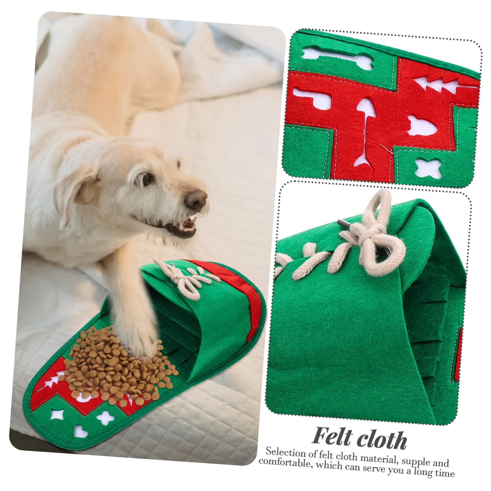 Sosoport 3 Piezas Juguete para Mascotas con Fugas Estera De Gato De Juguete Accesorio para Perros Juguete Cerebral Suministros para Perros Tela De Fieltro Perro Mascota