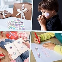 Vista 4 de Geyee 600 piezas de calcomanías religiosas cristianas para niños, calcomanías de fe en Jesús, calcomanías de forma de Pascua, calcomanías