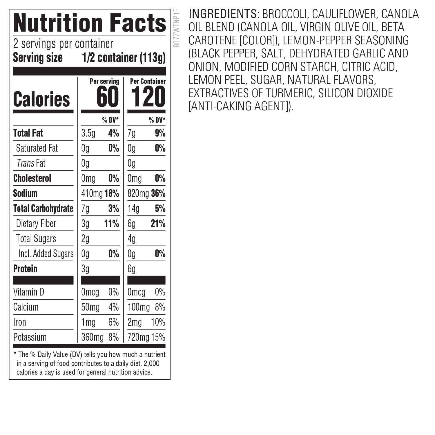 Amazon Kitchen Broccoli & Cauliflower, 8 Oz