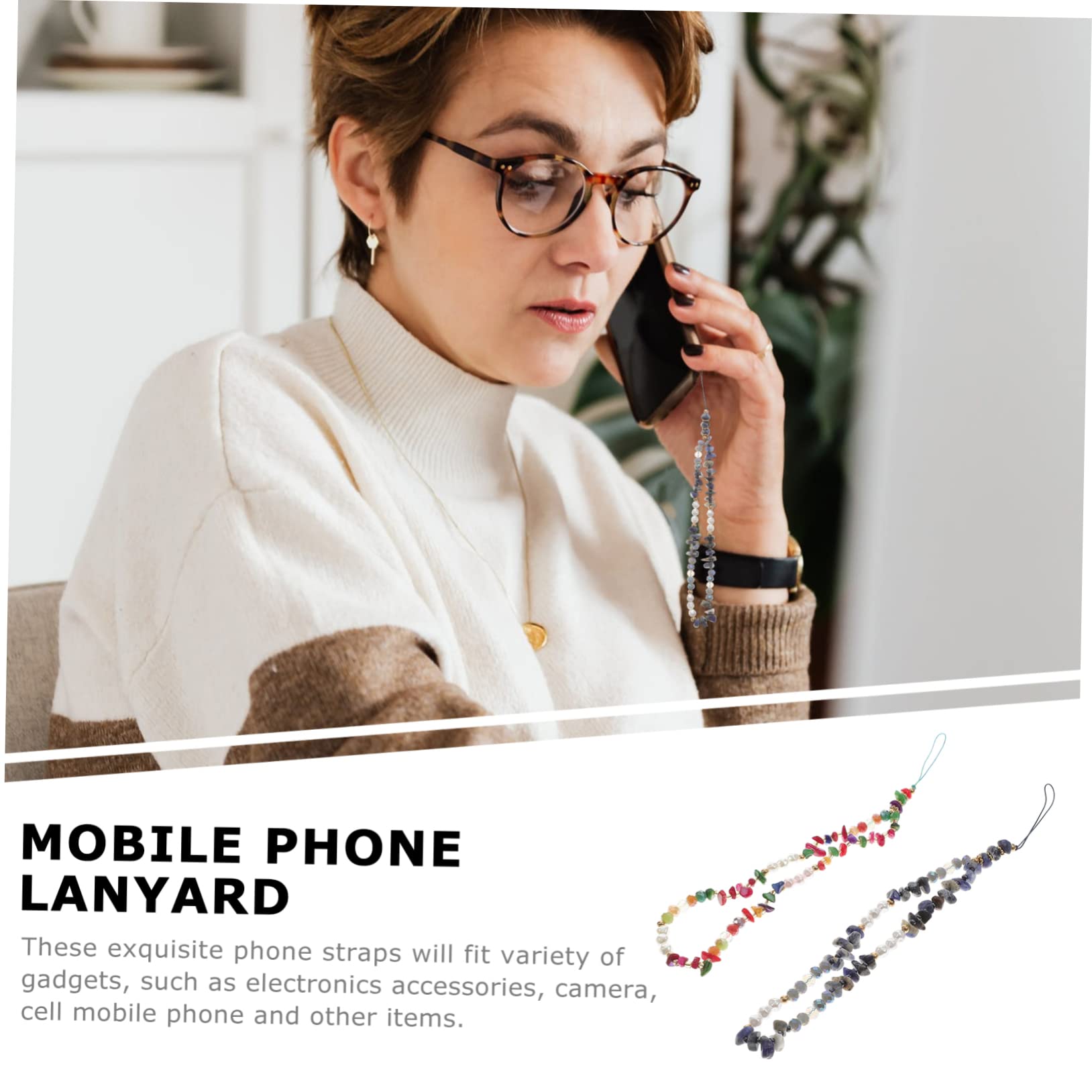 Hemobllo 8piezas Cuerda Decorativa Para Teléfono Móvil Correa y Ligera Diseño Único Para Colgar Móvil Cámara y Llaves