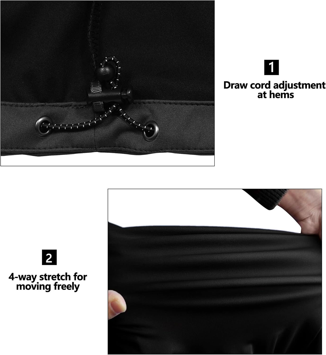 Little Donkey Andy Women's Lightweight Softshell Vest, Windproof Sleeveless Jacket for Running Hiking Travel - Image 6