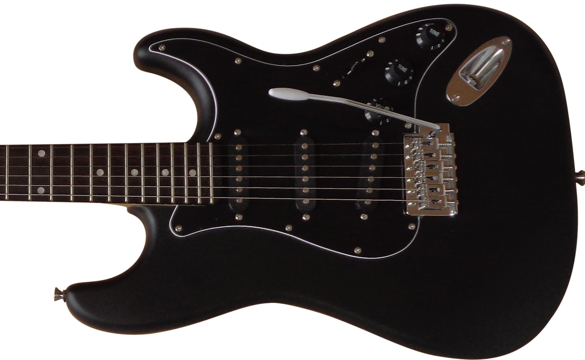 ELEKTROGITARRE - FARBAUSWAHL - E-GITARRE - IM SET MIT 45WATT VERSTÄRKER - TASCHE - BAND - SAITEN - 3xPIK - GW25 (E-Gitarre matt-schwarz)