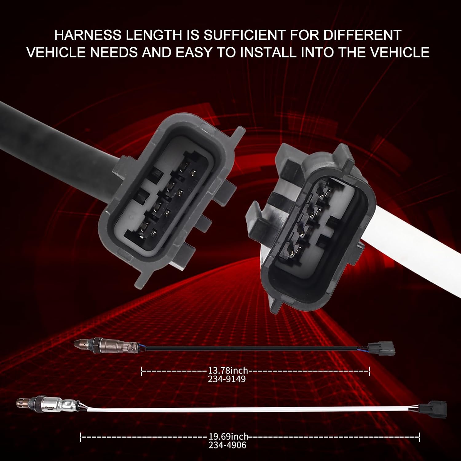 Pack of 2 O2 Oxygen Sensor Upstream 234-9149 and Downstream 234-4906 Compatible with Nissan Rogue SL S SV Sport Utility 2.5L L4 2014 2015 2016 2017 2018 2019 226934BA0A 226A09BF0B 250-241105