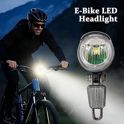 Miniatura 4 de Faro delantero de bicicleta eléctrica, accesorios de modificación de bicicleta, 6V, 12V, 24V, 36V, 48V, 60V, luz delantera de bicicleta con conector