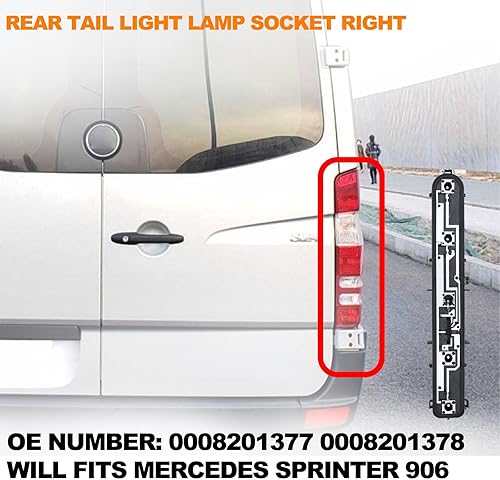 Miniatura 4 de Placa de circuito de la luz trasera del automóvil compatible con Mercedes Benz Sprinter 906 OE 0008201377