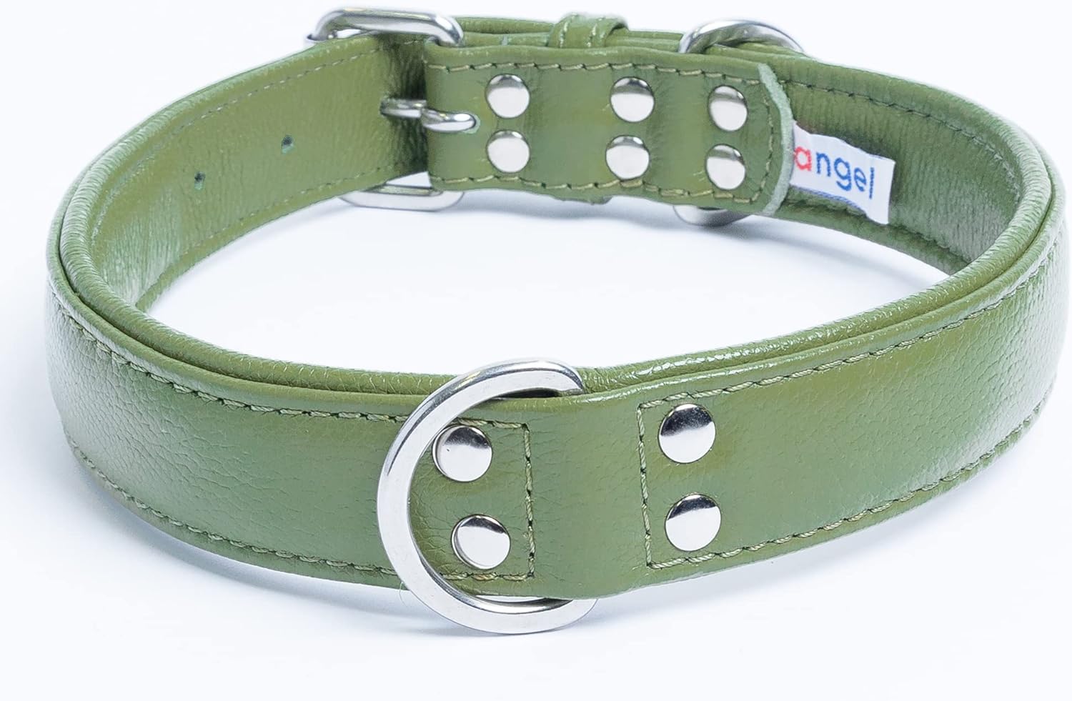 Angel Pet Supplies "Alpine Plain Dog Collar by Angel. 24