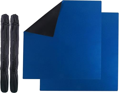 Miniatura 16 de GSE Games & Sports Expert Tapete de juego antideslizante de goma de 32 x 32 pulgadas, Mahjong, dominó, tarjetas de póquer y juegos de mesa con bolsa