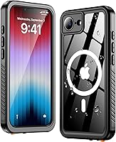 Vista 18 de Oterkin Funda impermeable para iPhone 16, funda de cuerpo completo 360° resistente 16 con protector de pantalla HD integrado y protector de cámara