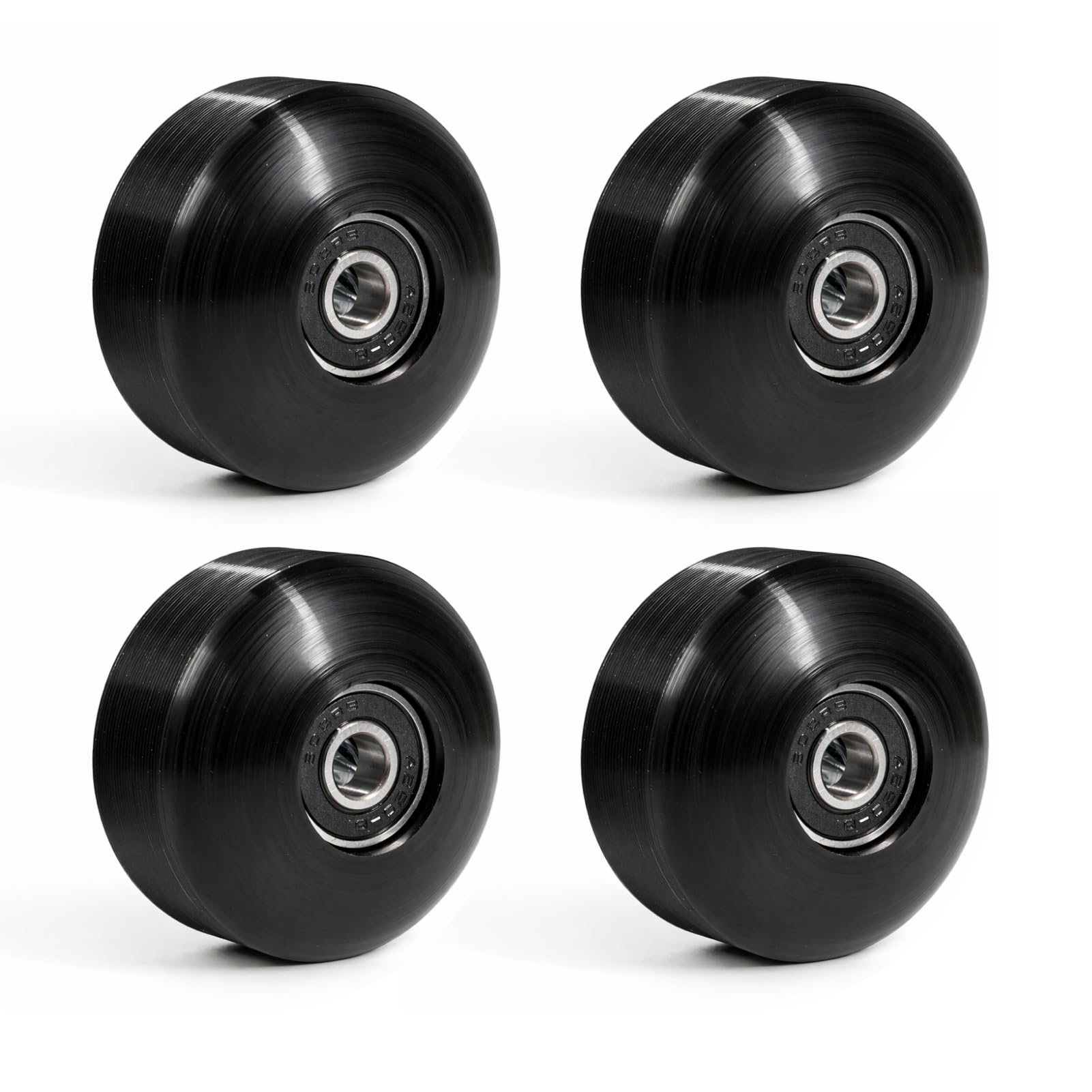 4pcs Roues de Skateboard 52mm avec Roulements 95A 608 RS ABEC-9 pour Skateboard Street Tricks Cruiser Double-Kick Complete Boards