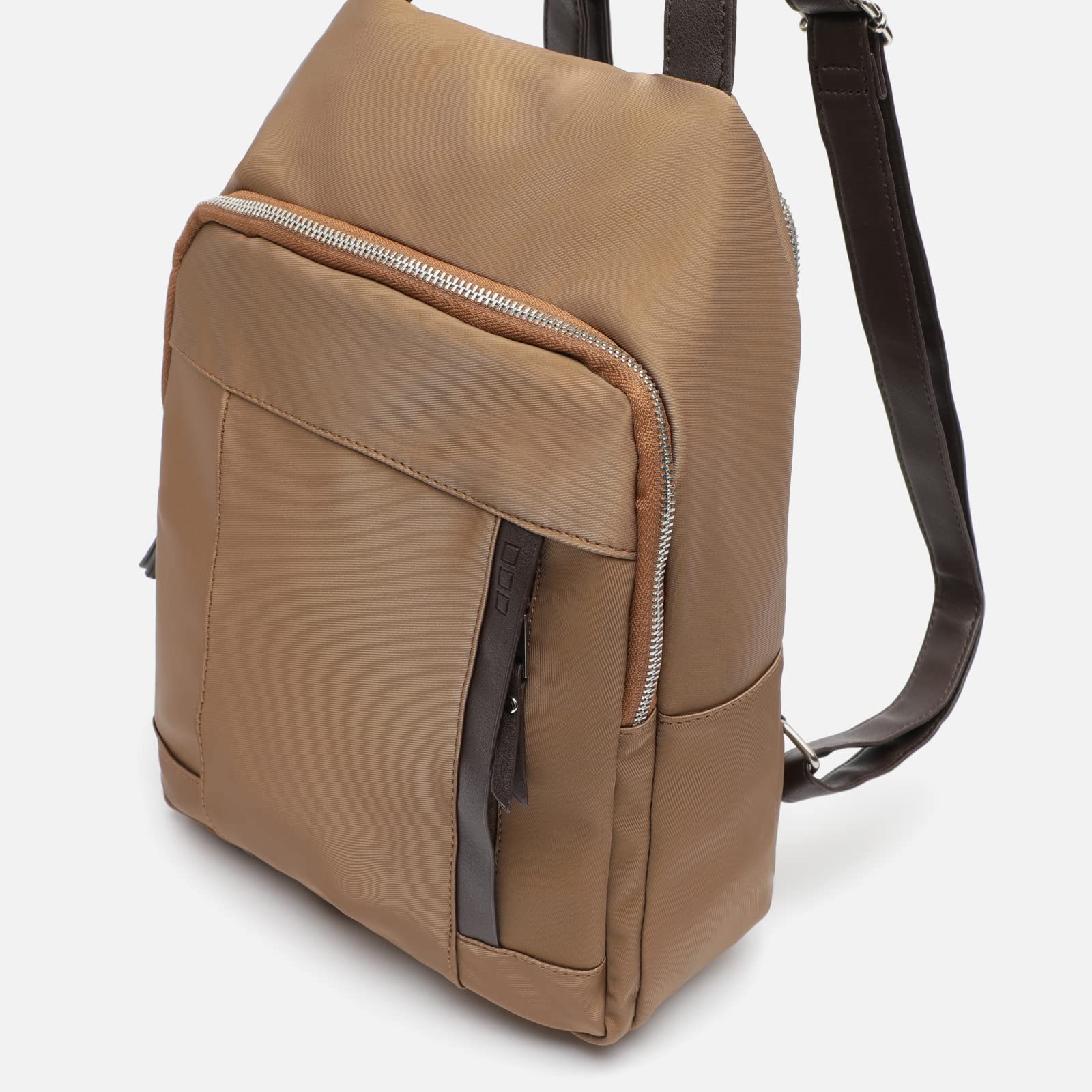 MISAKO Nova mochila antirrobo de nylon Mujer - Nova Camel 35 X 26 X 9 cm